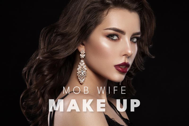 Makijaż w stylu mob wife – symbol siły, elegancji i pewności siebie!