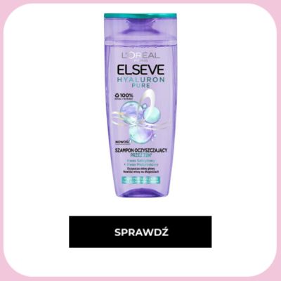 szampon do włosów przetłuszczających się L'Oreal Elseve Hyaluron Pure