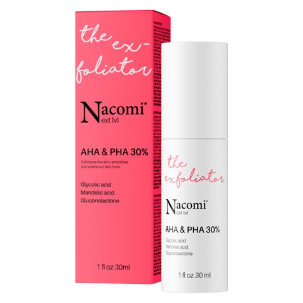 pielęgnacja skóry jesienią_Nacomi Next Lvl Peeling Kwasowy AHA i PHA 30%