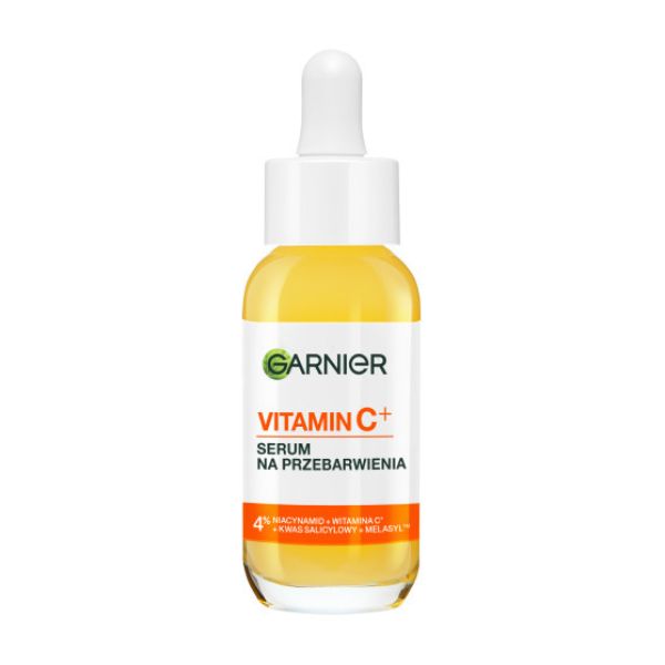 pielęgnacja skóry latem_Garnier Vitamin C+ Serum na Przebarwienia 4%