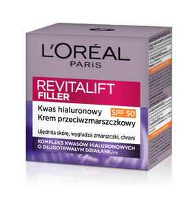 Loreal Revitalift Filler Intensywne Wypełnienie Krem Anti-Age SPF50+ 50ml