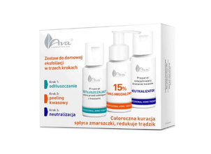 AVA Laboratorium Zestaw do Domowej Eksfoliacji z Kwasem Migdałowym 3x50ml AVA Laboratorium Zestaw do Domowej Eksfoliacji z Kwasem Migdałowym 3x50ml