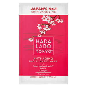 HADA LABO TOKYO RED Anti-Aging Maska na Tkaninie HADA LABO TOKYO RED Anti-Aging Maska na Tkaninie