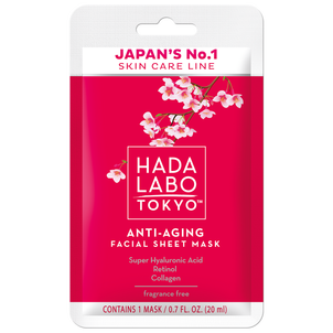 HADA LABO TOKYO RED Anti-Aging Maska na Tkaninie HADA LABO TOKYO RED Anti-Aging Maska na Tkaninie