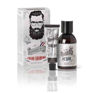 Beardburys Szampon Koloryzujący dla Mężczyzn do Włosów, Brody i Wąsów 3N Dark Brown