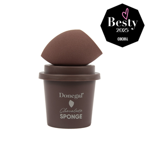 Donegal Gąbka do Makijażu Chocolatte z Etui