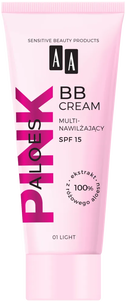 AA Aloes Pink Krem BB Multi-Nawilżający SPF 15 01 Light AA Aloes Pink Krem BB Multi-Nawilżający SPF 15 01 Light