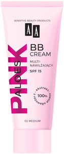 AA Aloes Pink Krem BB Multi-Nawilżający SPF 15 02 Medium AA Aloes Pink Krem BB Multi-Nawilżający SPF 15 02 Medium