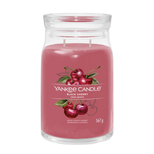 Yankee Candle Signature Świeca w Dużym Słoiku z Dwoma Knotami Black Cherry Yankee Candle Signature Świeca w Dużym Słoiku z Dwoma Knotami Black Cherry