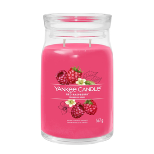Yankee Candle Signature Świeca w Dużym Słoiku z Dwoma Knotami Red Raspberry Yankee Candle Signature Świeca w Dużym Słoiku z Dwoma Knotami Red Raspberry