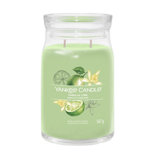 Yankee Candle Signature Świeca w Dużym Słoiku z Dwoma Knotami Vanilla Lime Yankee Candle Signature Świeca w Dużym Słoiku z Dwoma Knotami Vanilla Lime