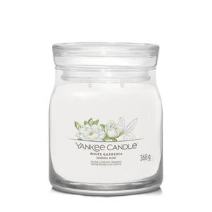 Yankee Candle Signature Świeca w Średnim Słoiku z Dwoma Knotami White Gardenia Yankee Candle Signature Świeca w Średnim Słoiku z Dwoma Knotami White Gardenia
