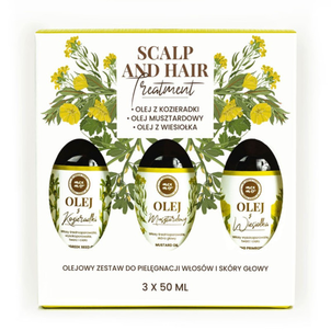 MEXMO Scalp and Hair Olejowy Zestaw do Pielęgnacji Włosów i Skóry Głowy MEXMO Scalp and Hair Olejowy Zestaw do Pielęgnacji Włosów i Skóry Głowy