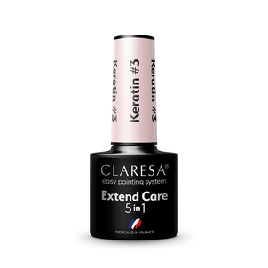 Claresa Extend Care 5w1 Baza Hybrydowa Keratin #3 Claresa Extend Care 5w1 Baza Hybrydowa Keratin #3