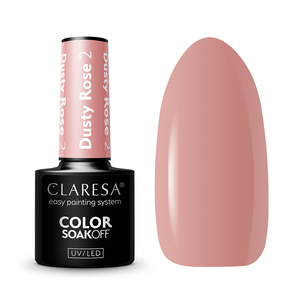 Claresa Lakier Hybrydowy Dusty Rose 2 Claresa Lakier Hybrydowy Dusty Rose 2