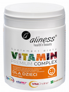Aliness Suplement Diety Vitamin Premium Complex dla Dzieci w Proszku 120g