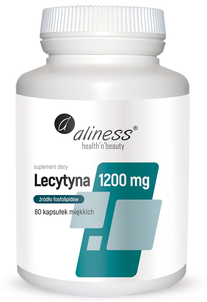 Aliness Lecytyna 1200mg Suplement Diety 60 Kapsułek