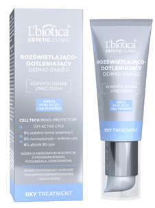 L'biotica Estetic Clinic Oxy Treatment Rozświeltająco-Dotleniający Dermo Zabieg Krem pod Oczy 15ml L'biotica Estetic Clinic Oxy Treatment Rozświeltająco-Dotleniający Dermo Zabieg Krem pod Oczy 15ml