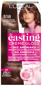 Loreal Casting Creme Gloss Farba 518 Orzechowe Mochaccino
