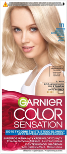 Garnier Color Sensation Farba do Włosów 111 Srebrny Superjasny Blond