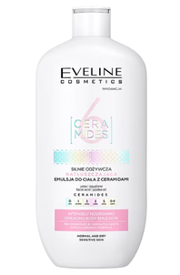 Eveline 6 Ceramides Silnie Odżywcza Natłuszczająca Emulsja do Ciała 350ml Eveline 6 Ceramides Silnie Odżywcza Natłuszczająca Emulsja do Ciała 350ml