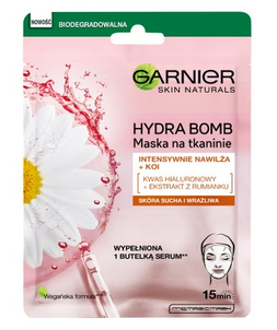 Garnier Maska w Płacie Hydra Bomb Rumianek Garnier Maska w Płacie Hydra Bomb Rumianek