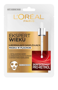Loreal Ekspert Wieku Ujędrniająco Nawilżająca Maska w Płacie