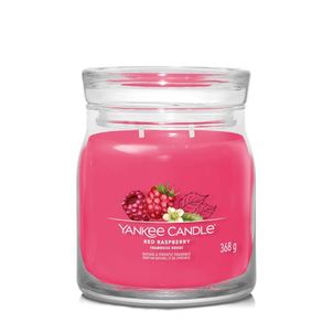 Yankee Candle Signature Świeca w Średnim Słoiku z Dwoma Knotami Red Raspberry Yankee Candle Signature Świeca w Średnim Słoiku z Dwoma Knotami Red Raspberry