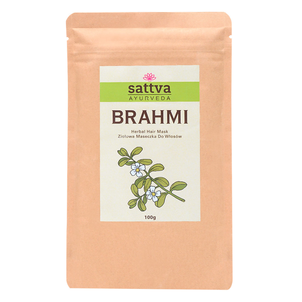 Sattva Brahmi Ziołowa Maseczka do Włosów 100g Sattva Brahmi Ziołowa Maseczka do Włosów 100g