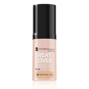Bell HYPOAllergenic Great Cover SPF20 Kryjący Podkład w Musie 04 Natural Tan