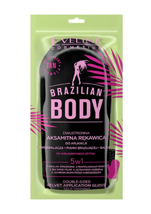 Eveline Brazilian Body Rękawica do Samoopalacza Czarna