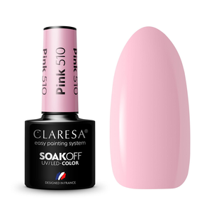 Claresa Lakier Hybrydowy Pink 510 Claresa Lakier Hybrydowy Pink 510