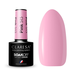 Claresa Lakier Hybrydowy Pink 513 Claresa Lakier Hybrydowy Pink 513