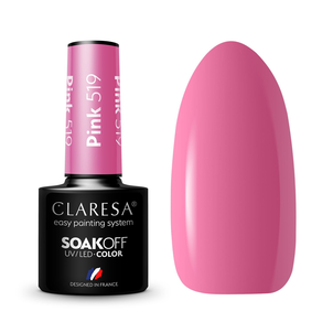 Claresa Lakier Hybrydowy Pink 519 Claresa Lakier Hybrydowy Pink 519