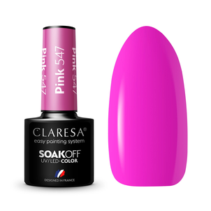 Claresa Lakier Hybrydowy Pink 547 Claresa Lakier Hybrydowy Pink 547