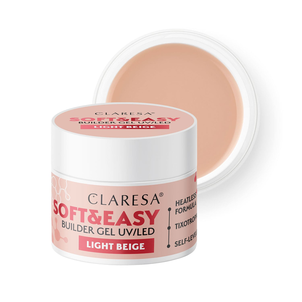 Claresa Żel Budujący Soft & Easy Light Beige 12g Claresa Żel Budujący Soft & Easy Light Beige 12g