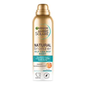 Garnier Ambre Solaire Natural Bronzer Mgiełka Samoopalająca Dark 150ml Garnier Ambre Solaire Natural Bronzer Mgiełka Samoopalająca Dark 150ml