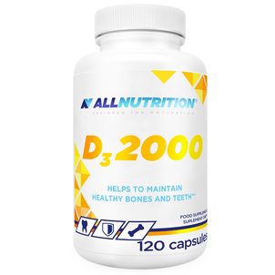 ALLNUTRITION Vit D3 2000 Suplement Diety Witaminy 120 Kapsułek