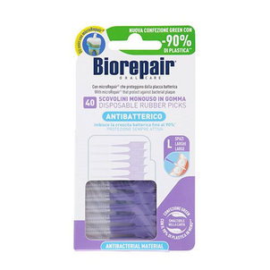 Biorepair Szczoteczki Międzyzębowe Antybakteryjne L 40 Sztuk