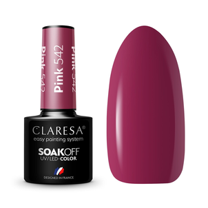 Claresa Lakier Hybrydowy Pink 542 Claresa Lakier Hybrydowy Pink 542