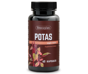 Skoczylas Potas Wapń + Fosfor Suplement Diety 60 Kapsułek