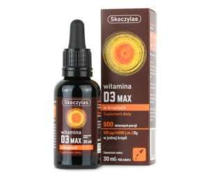 Skoczylas Witamina D3 Max Suplement Diety w Kroplach 30ml