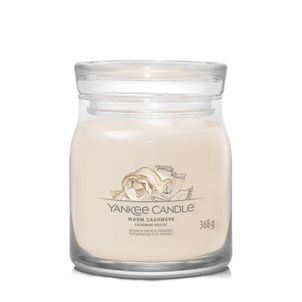 Yankee Candle Signature Świeca w Średnim Słoiku z Dwoma Knotami Warm Cashmere Yankee Candle Signature Świeca w Średnim Słoiku z Dwoma Knotami Warm Cashmere