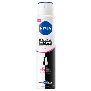 NIVEA Black & White Clear Antyperspirant Spray 250ml