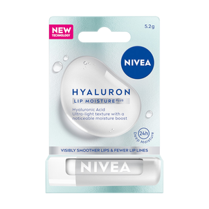 NIVEA Hyaluron Moisture Plus Balsam do Ust Transparent 4,8 g NIVEA Hyaluron Moisture Plus Balsam do Ust Transparent 4,8 g
