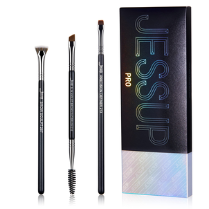 Jessup T326 Zestaw 3 Pędzli Black/Silver
