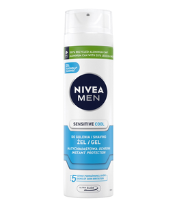 NIVEA MEN Sensitive Chłodzący Żel do Golenia 200ml NIVEA MEN Sensitive Chłodzący Żel do Golenia 200ml