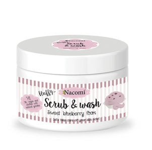 Nacomi Scrub & Wash Piankowy Peeling Borówka 180ml