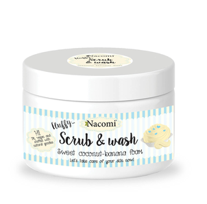 Nacomi Scrub & Wash Piankowy Peeling Kokos-banan 180ml Nacomi Scrub & Wash Piankowy Peeling Kokos-banan 180ml