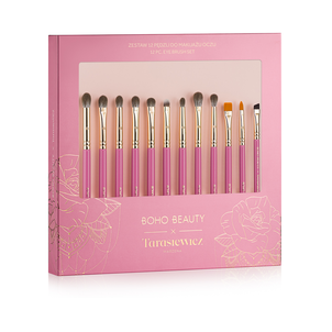 Boho Beauty x Marzena Tarasiewicz Zestaw 12 Pędzli do Makijażu Oczu Boho Beauty x Marzena Tarasiewicz Zestaw 12 Pędzli do Makijażu Oczu